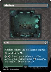 Kitchen (Borderless) - Ravnica: Clue Edition - Magic: The Gathering card