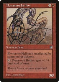 Flowstone Hellion - Stronghold - Magic: The Gathering card
