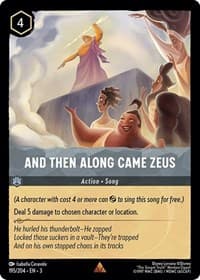 And Then Along Came Zeus - Into the Inklands - Disney Lorcana card