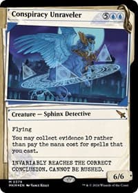 Conspiracy Unraveler (Showcase) (Invisible Ink) - Murders at Karlov Manor - Magic: The Gathering card