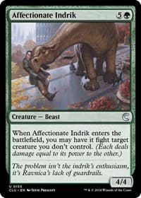 Affectionate Indrik - Ravnica: Clue Edition - Magic: The Gathering card