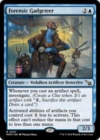 Forensic Gadgeteer - Murders at Karlov Manor - Magic: The Gathering card