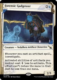 Forensic Gadgeteer (Showcase) - Murders at Karlov Manor - Magic: The Gathering card