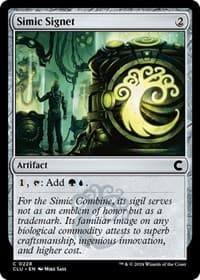 Simic Signet - Ravnica: Clue Edition - Magic: The Gathering card