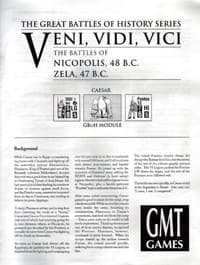 Veni, Vidi, Vici Board Game - GMT Games - Boardgames card