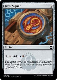 Izzet Signet - Ravnica: Clue Edition - Magic: The Gathering card