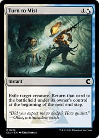 Turn to Mist - Ravnica: Clue Edition - Magic: The Gathering card