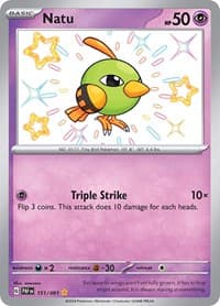 Natu - SV: Paldean Fates - Pokemon card
