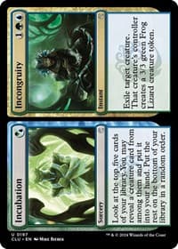 Incubation // Incongruity - Ravnica: Clue Edition - Magic: The Gathering card