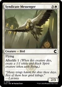 Syndicate Messenger - Ravnica: Clue Edition - Magic: The Gathering card