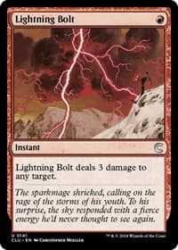 Lightning Bolt - Ravnica: Clue Edition - Magic: The Gathering card