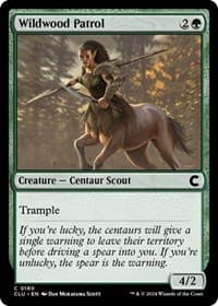 Wildwood Patrol - Ravnica: Clue Edition - Magic: The Gathering card
