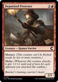 Deputized Protester - Ravnica: Clue Edition - Magic: The Gathering card