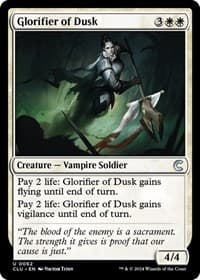 Glorifier of Dusk - Ravnica: Clue Edition - Magic: The Gathering card
