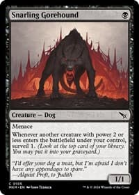 Snarling Gorehound - Murders at Karlov Manor - Magic: The Gathering card