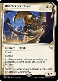 Doorkeeper Thrull (Showcase) - Murders at Karlov Manor - Magic: The Gathering card