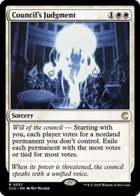 Council's Judgment - Ravnica: Clue Edition - Magic: The Gathering card