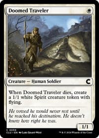 Doomed Traveler - Ravnica: Clue Edition - Magic: The Gathering card