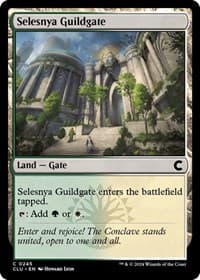 Selesnya Guildgate - Ravnica: Clue Edition - Magic: The Gathering card