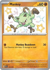 Mankey - SV: Paldean Fates - Pokemon card