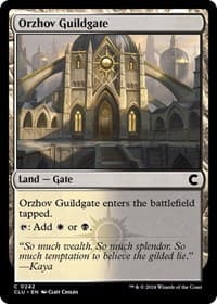 Orzhov Guildgate - Ravnica: Clue Edition - Magic: The Gathering card