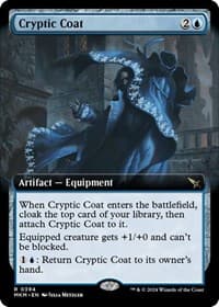 Cryptic Coat (Extended Art) - Murders at Karlov Manor - Magic: The Gathering card