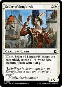 Seller of Songbirds - Ravnica: Clue Edition - Magic: The Gathering card