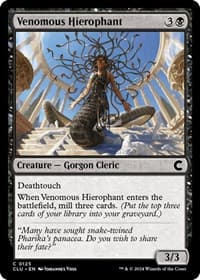Venomous Hierophant - Ravnica: Clue Edition - Magic: The Gathering card