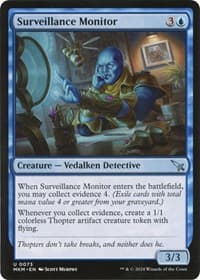 Surveillance Monitor (a) - Murders at Karlov Manor - Magic: The Gathering card