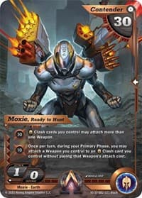 Moxie, Ready to Hunt - The Awakening (Kickstarter) - Alpha Clash card