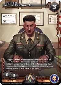 Colonel Edwards - The Awakening (Kickstarter) - Alpha Clash card