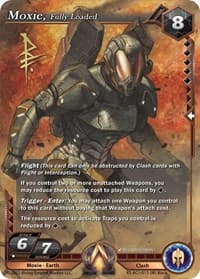 Moxie, Fully Loaded (Iconic Rare) - The Awakening (Kickstarter) - Alpha Clash card