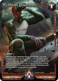 Webber's Binoculars - The Awakening (Kickstarter) - Alpha Clash card