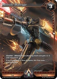 Missile Barrage - The Awakening (Kickstarter) - Alpha Clash card