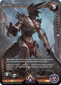Rizlac, the Depraved - The Awakening (Kickstarter) - Alpha Clash card