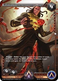 Kilimanjaro, Ascendant Champion - The Awakening (Kickstarter) - Alpha Clash card