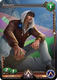 Sonoro - The Awakening (Kickstarter) - Alpha Clash card