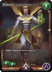 Magnate, Cunning Planner - The Awakening (Kickstarter) - Alpha Clash card