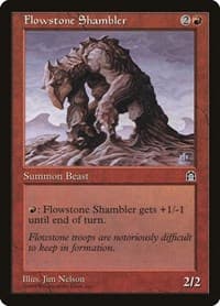 Flowstone Shambler - Stronghold - Magic: The Gathering card