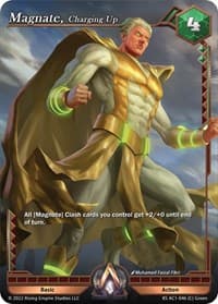 Magnate, Charging Up - The Awakening (Kickstarter) - Alpha Clash card