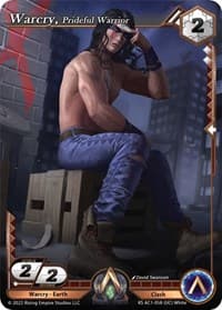 Warcry, Prideful Warrior - The Awakening (Kickstarter) - Alpha Clash card