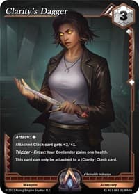 Clarity's Dagger - The Awakening (Kickstarter) - Alpha Clash card