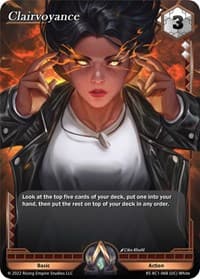 Clairvoyance - The Awakening (Kickstarter) - Alpha Clash card