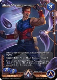 Mean-Streak, Intercepting - The Awakening (Kickstarter) - Alpha Clash card
