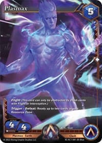 Plasmax - The Awakening (Kickstarter) - Alpha Clash card