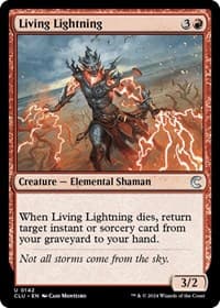 Living Lightning - Ravnica: Clue Edition - Magic: The Gathering card