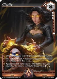 Clarify - The Awakening (Kickstarter) - Alpha Clash card