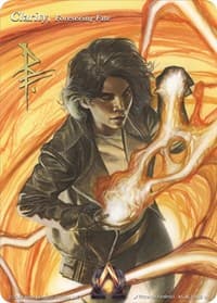 Clarity, Foreseeing Fate (Iconic Art) - The Awakening (Kickstarter) - Alpha Clash card