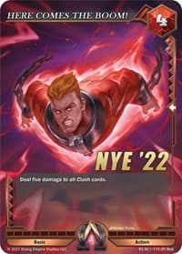 HERE COMES THE BOOM! (NYE Promo) - The Awakening (Kickstarter) - Alpha Clash card