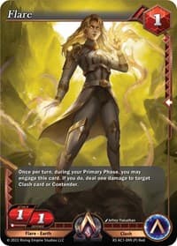 Flare (Stretch Goal Promo) - The Awakening (Kickstarter) - Alpha Clash card